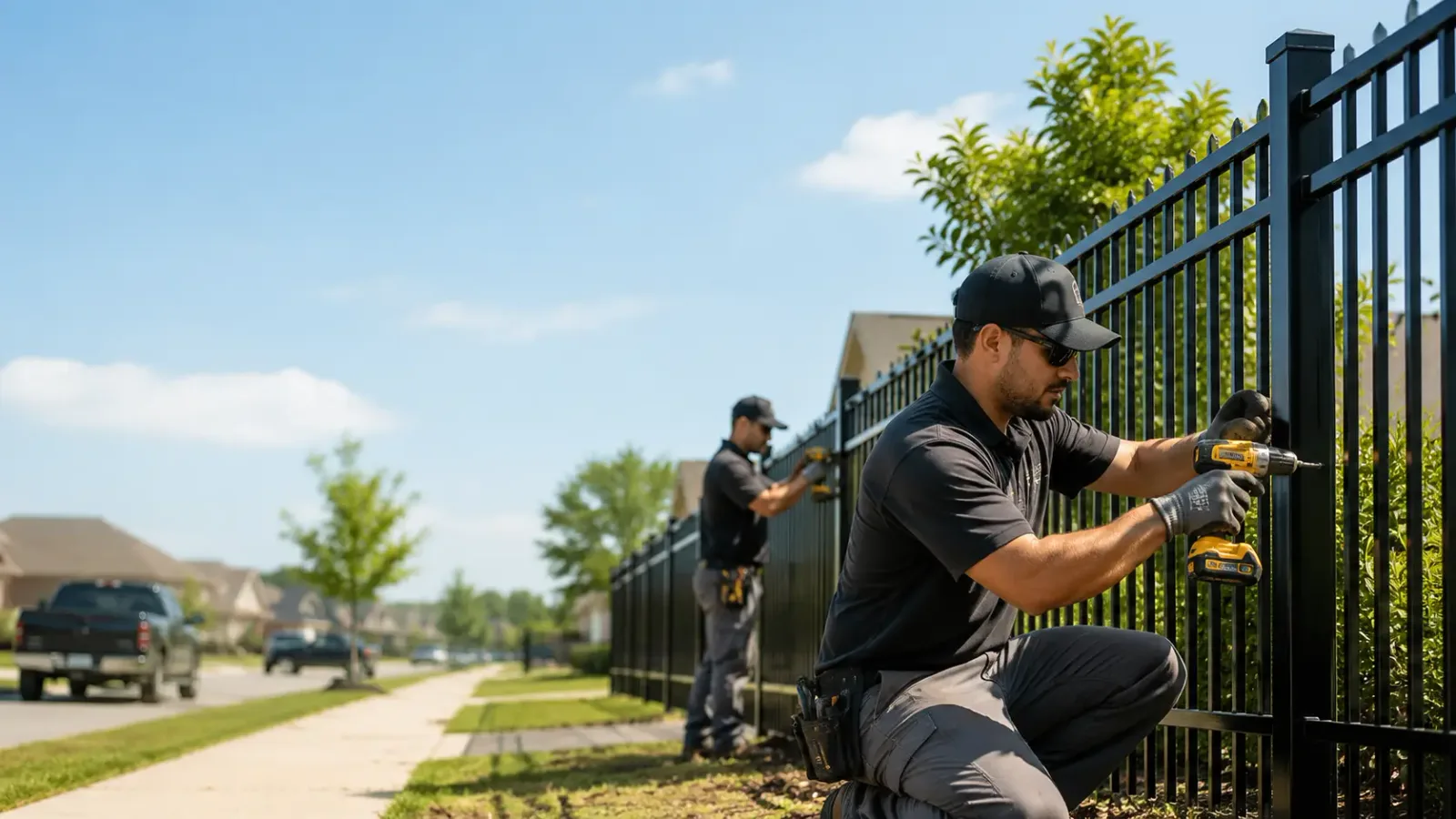 Metal Fence Installation in Blue Mound, IL